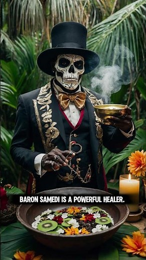 Baron Samedi, Secrets of the Haitian Loa of death and resurrection. #shorts #voodoo #myths #vodou