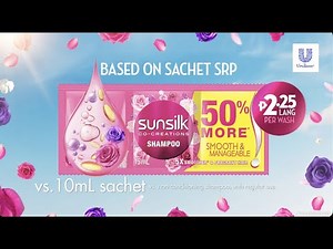 Sunsilk Triple Sachet, ₱2.25 Lang Per Wash (based on sachet SRP)!