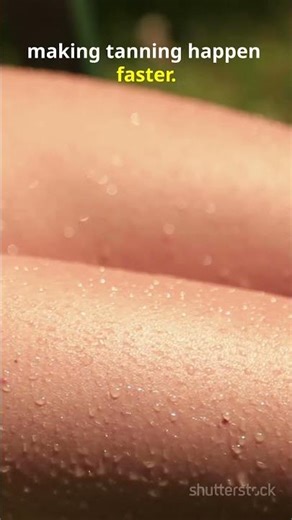 Here's how get get tan in a swimming pool. #swimming #facts