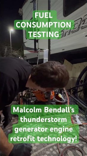 Fuel efficiency testin #thunderstormgenerator #engine #retrofit device! #climateaction #modifmotor