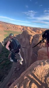 1.3K views · 22K reactions | Two words to describe tandem BASE? “OH F@Ck!” Yup, that works  @steezo_steveo 廒 @luke_champ  Tandem BASE Moab has been BASE jumping in Moab since 2007. #moab #utah #tandembasemoab #travel #tahoe #california #truckee #adventure #ohfuck #omg #goals #vanlife #arches #belief #view #scenery #friends #skydive #memory #health #boss #vacation #bucketlist #challenge #sober #change #mindset #date #dare #love | Tandem BASE Moab | Facebook