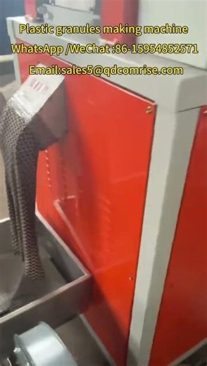 Plastic granules making machine