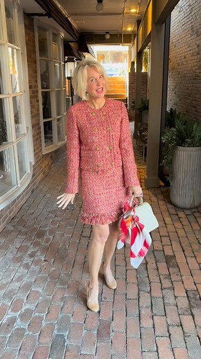 1.1K views · 253 reactions | This is a beautiful tweed jacket and dress by @florabeanyc ! | Ginger Howard Selections | Facebook