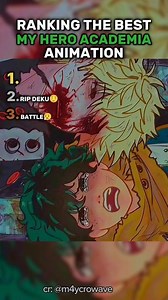 TOP 3 BEST MY HERO ACADEMIA/MHA 🤧 #mha #myheroacademia #animation #anime #ranking #deku #bakugo