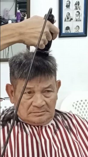 style for old men 🙏 #hairstyle #haircut