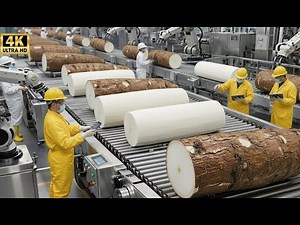 INSANE Scale: 5,000,000 LB Per Day Cassava Starch Plant – Hypnotic Machines in Action (Full Process)