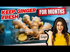 How to Keep Ginger Fresh for Months (Not Days)