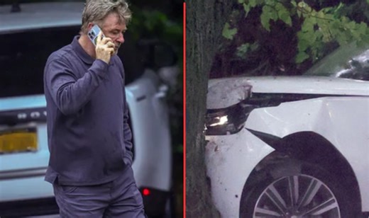 El terrible video de Alec Baldwin chocando contra un árbol junto a su hermano