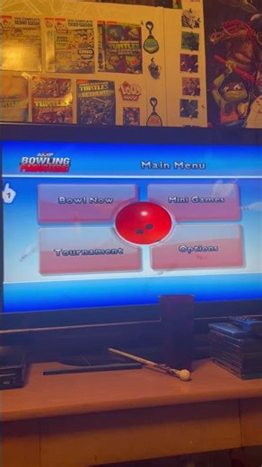 AMF BOWLING PINBUSTERS Wii GAME MAIN MENU