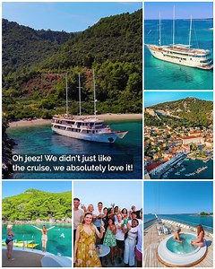 81K views · 3 comments |  Experience the beauty of the Dalmatian Coast on a Small Ship Cruise  7 day itinerary ️ 3 Unique Routes  Swim in crystal clear waters ‍♀️ Meet like-minded travellers ⭐ 5,700+ 5 star reviews  Don't miss out! Reserve your Croatia Cruise today! | Sail Croatia | Facebook