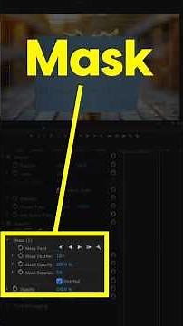 Premiere Pro Mask Tool Full Tutorial Beginners to Advanced