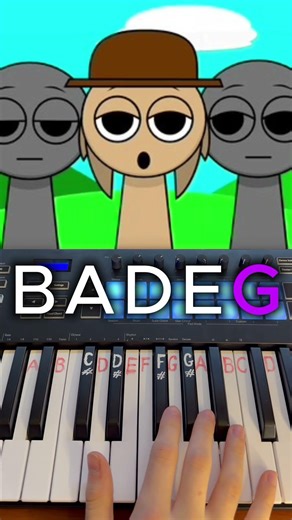 TUNNER Phase 1 Piano Tutorial 🎹 #sprunki #short