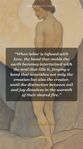 Gibran: Work With Love Transforms Everything