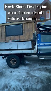 283K views · 5K reactions | How to Start a Diesel Engine when it’s extremely cold (-45 F ) while truck camping…略 #powerstroke #diesel #ford #fordtrucks #blockheater @ecoflowtech #coldstart #arctic #alaska #roadtrip @kchilites | Truck House Life | Facebook