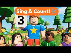 “Counting Fun in Roblox! 🎶 Toddler Sing-Along Number Song (1-10)”