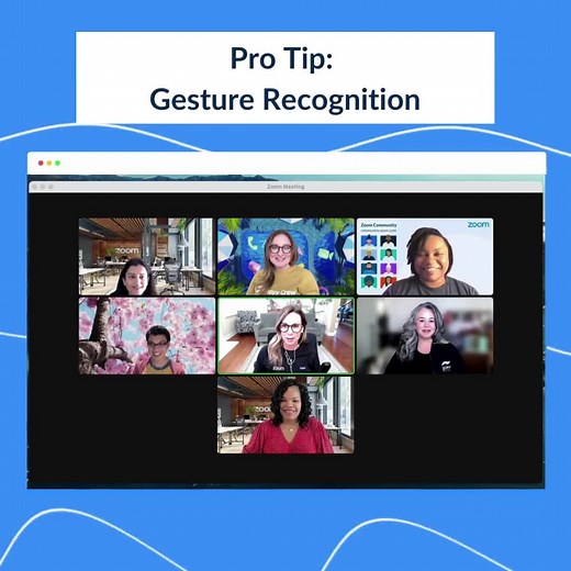 Did you know you can thumbs up or raise your hand and Zoom will automatically display the corresponding meeting reaction? Step 1: Enable gesture recognition in your settings Step 2: 👍✋ #ZoomProTip | Zoom