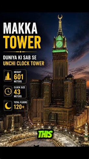 The World's Largest Clock Tower | Amazing Facts About the Makkah Royal Clock Tower