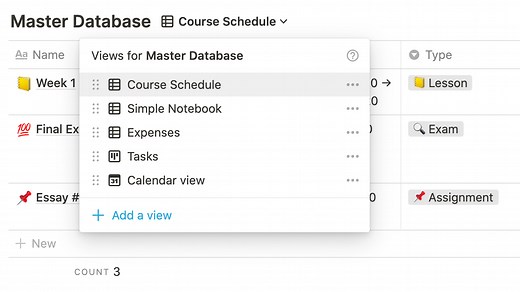 How I Merge Notion Databases To Minimize My Workspace — Red Gregory