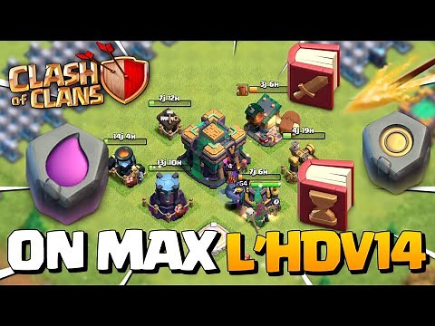 ON MAX L'HDV 14 sur Clash of clans ! Épisode 13
