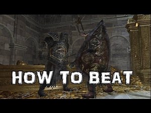Dark Souls 2 How to Beat The Two Dragonriders (In Drangleic Castle) BOSS