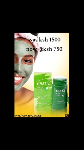 Median Greenmask Stick Benefits (Now @Ksh 750, was Ksh 1500): - Deeply cleanses pores - Controls excess oil - Reduces blackheads & acne - Brightens and smooths skin - Leaves skin feeling fresh and balanced Offer Price: Ksh 750 Contact: 0768043313 Glow green, stay clean!