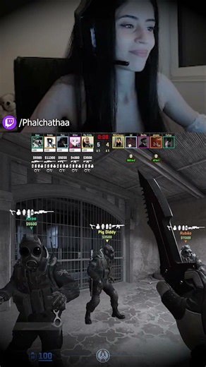 Never joke with a girl in CS2... #cs2