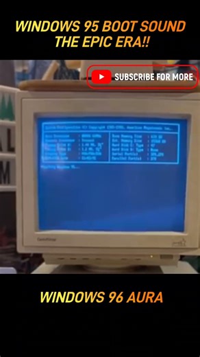 🔥 WINDOWS 95 BOOT SOUND 🔥 #shorts #viralshorts #pc #computer #tech #retro