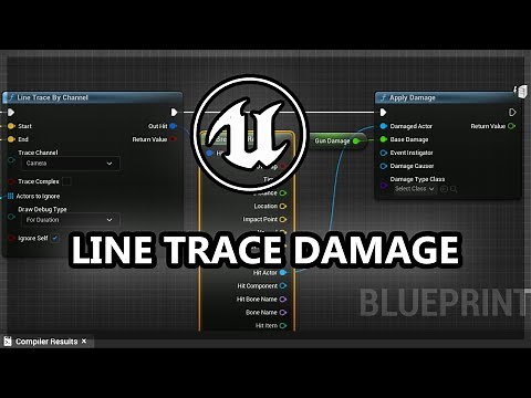 How To Apply DAMAGE With LINE TRACE | Unreal Engine 5 Tutorial