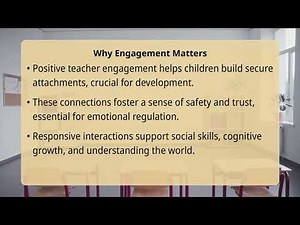 How Can I Observe Teacher Engagement With Children?
