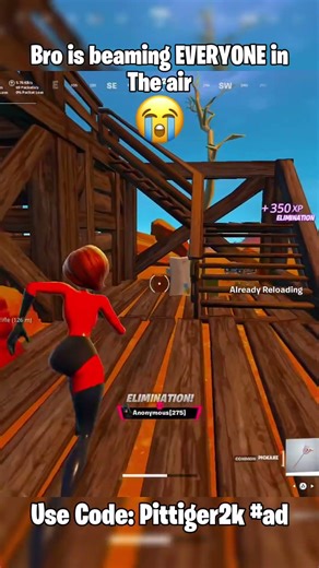 BRO IS GETTING EVERY KILL! 😭 #fortnite #gaming #shorts