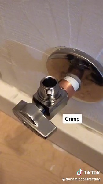 Installing pex valve #plumbingtips #plumber #plumbing #toilet