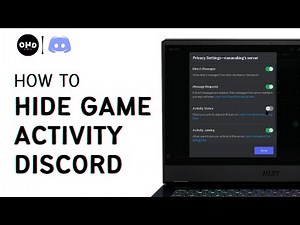 Discord How To Hide Game Activity | Discord How To Turn Off What Game You're Playing