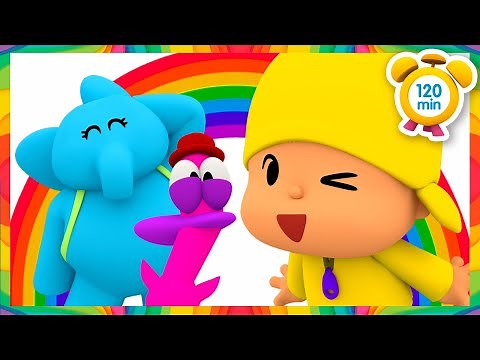 🌈 POCOYÓ en ESPAÑOL - Los Colores Del Arcoíris - Rainbow [120 min] |CARICATURAS y DIBUJOS ANIMADOS