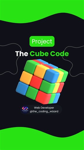 The Coding Wizard | Web Development & AI | 1M🎯 on Instagram: "The Cube Code 🧊 Comment "cube" to get the full source code 🤗 Follow @the_coding_wizard Follow @the_coding_wizard Follow @the_coding_wizard Tag your friends that need to see this! 🙏 • • Turn on post notification so you don't miss any single post 📲 • • __ Like our content ? Hit that follow button! ⬇️ 👉 @the_coding_wizard 👉 @the_coding_wizard __ #coding #design #uianimation #programming #developer"