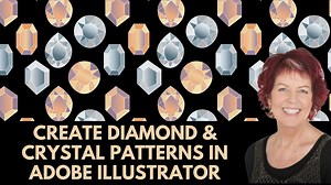 Diamond & Crystal Patterns in Adobe Illustrator - Graphic Design for Lunch™ | Helen Bradley | Skillshare
