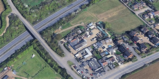 Plan for homes on industrial site