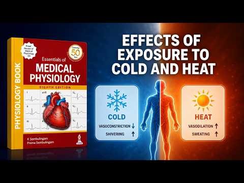 Chapter 130 | Effects of Exposure to Cold and Heat | Thermoregulation, Hypothermia & Heat Stroke