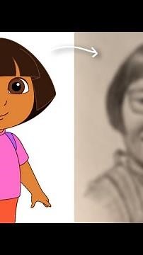 How to draw dora | Tutorial