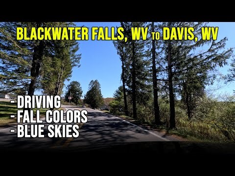 Road Trip - Blackwater Falls, WV to Davis, WV | 4K Driving