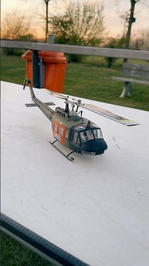 😱 Real Scale 1:32 BELL UH1-D SAR RC Helikopter! 🚁 #rcheli