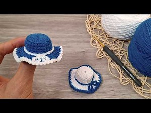👒 Mini Crochet Hat Tutorial! (Beginner-Friendly | Easy | Free Pattern) 💖