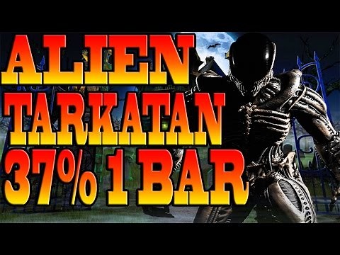 Mortal Kombat X ALIEN Combos - TARKATAN COMBO TUTORIAL!