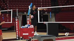 4.7K views · 27 reactions | Blocking Warm Up Drill with Jaylen Reyes - University of Nebraska Find more videos/articles on Blocking here: https://coachesinsider.com/topic/volleyball/?cdir_ccat=3480 Nebraska Volleyball | Volleyball Coaches Insider | Facebook