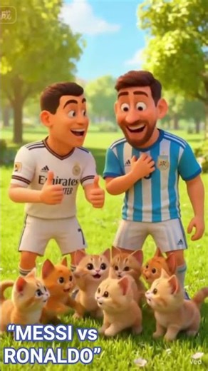 👉#MessiCartoonEvolution⚽ FunnyFootballAnimationTheCutest MessiCartoon Ever😍⚽Cartoons! MessivsRonaldo