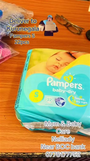 Pampers Deliver to kurunegala Mum & Baby Care Nelliady Near boc #baby #delivery #babydiapers #pampers #lk