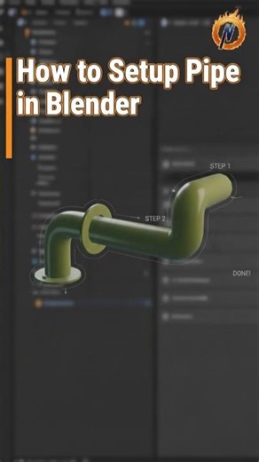 How to Create a Pipe in Blender | Easy Method