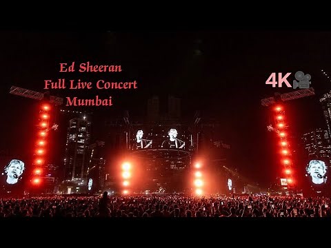 Ed Sheeran Live Concert Full [4K] Mumbai India Tour 2024