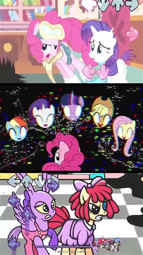 Friday Night Funkin My Little Pony Corrupted Digital Circus #fnf #fnfmod #shorts