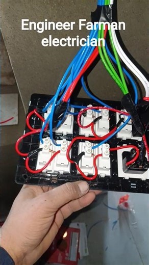 Electrical house wiring ki series mein wiring karne ka best tarika #working by farman electrician