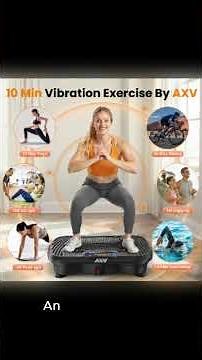 Full-Body Workout in 10 Minutes ⚡ | AXV Vibration Plate Review